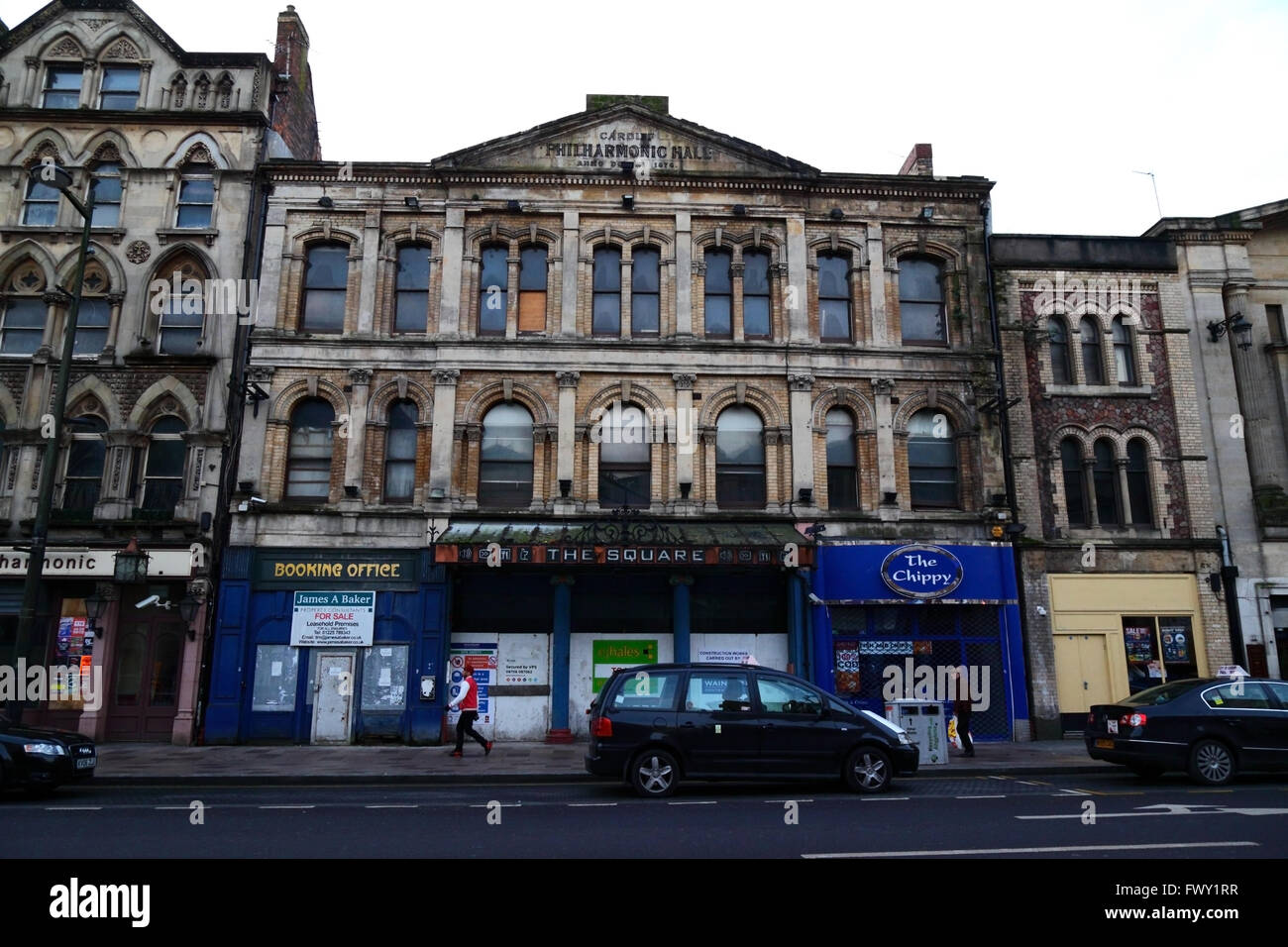 Cardiff Philharmonic Hall Gebäude, St Mary Street, Cardiff, South Glamorgan, Wales, Vereinigtes Königreich Stockfoto