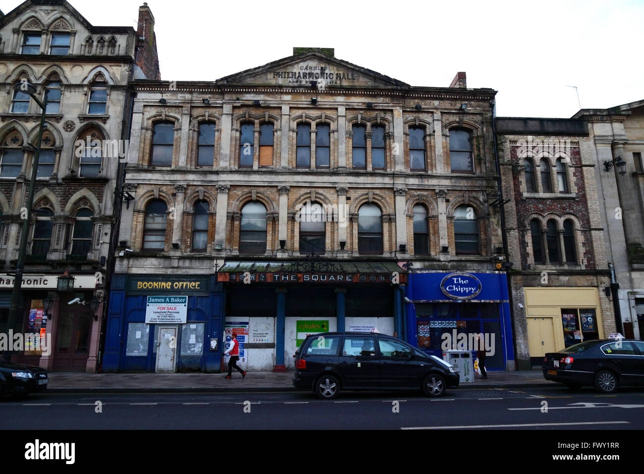 Cardiff Philharmonie Gebäude, St Mary Street, Cardiff, South Glamorgan, Wales, Vereinigtes Königreich Stockfoto