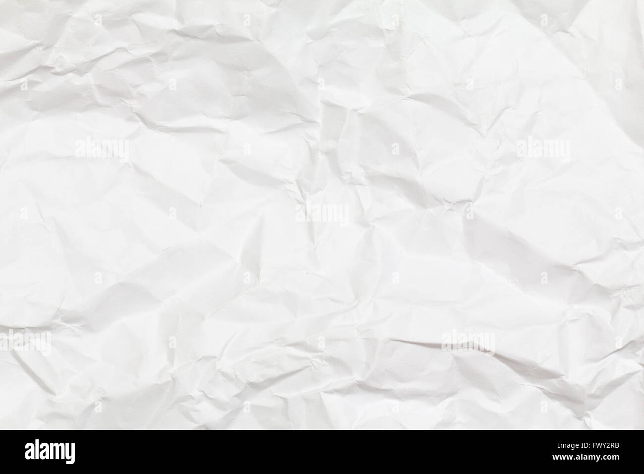 Weiß gefalteten Papier Hintergrundtextur. Weißes Papierblatt. Stockfoto