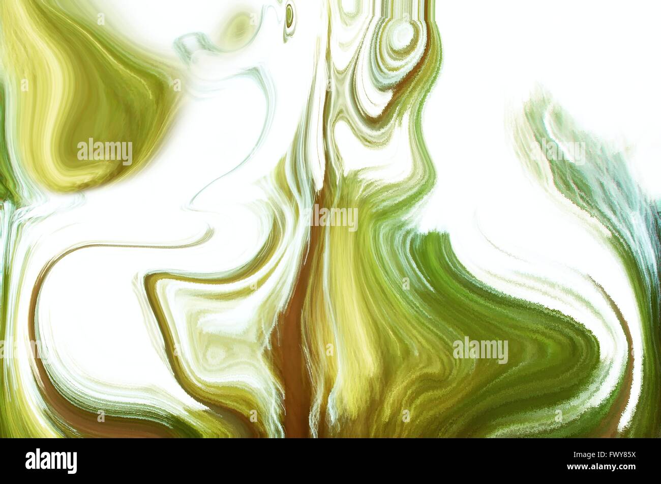 Grüne braune weiß abstrakte Linien Hintergrund Textur Stockfoto