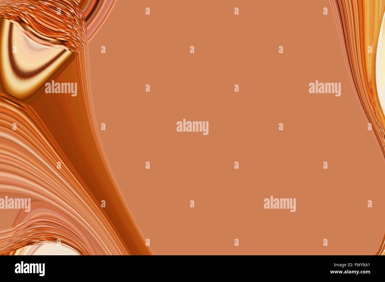 Bunte orange Wellen Hintergrund des Textfeldes ". Stockfoto