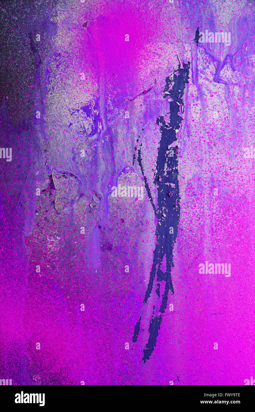 Abstrakt blau lila Hintergrund Oberfläche gespritzt Farbe Stockfoto
