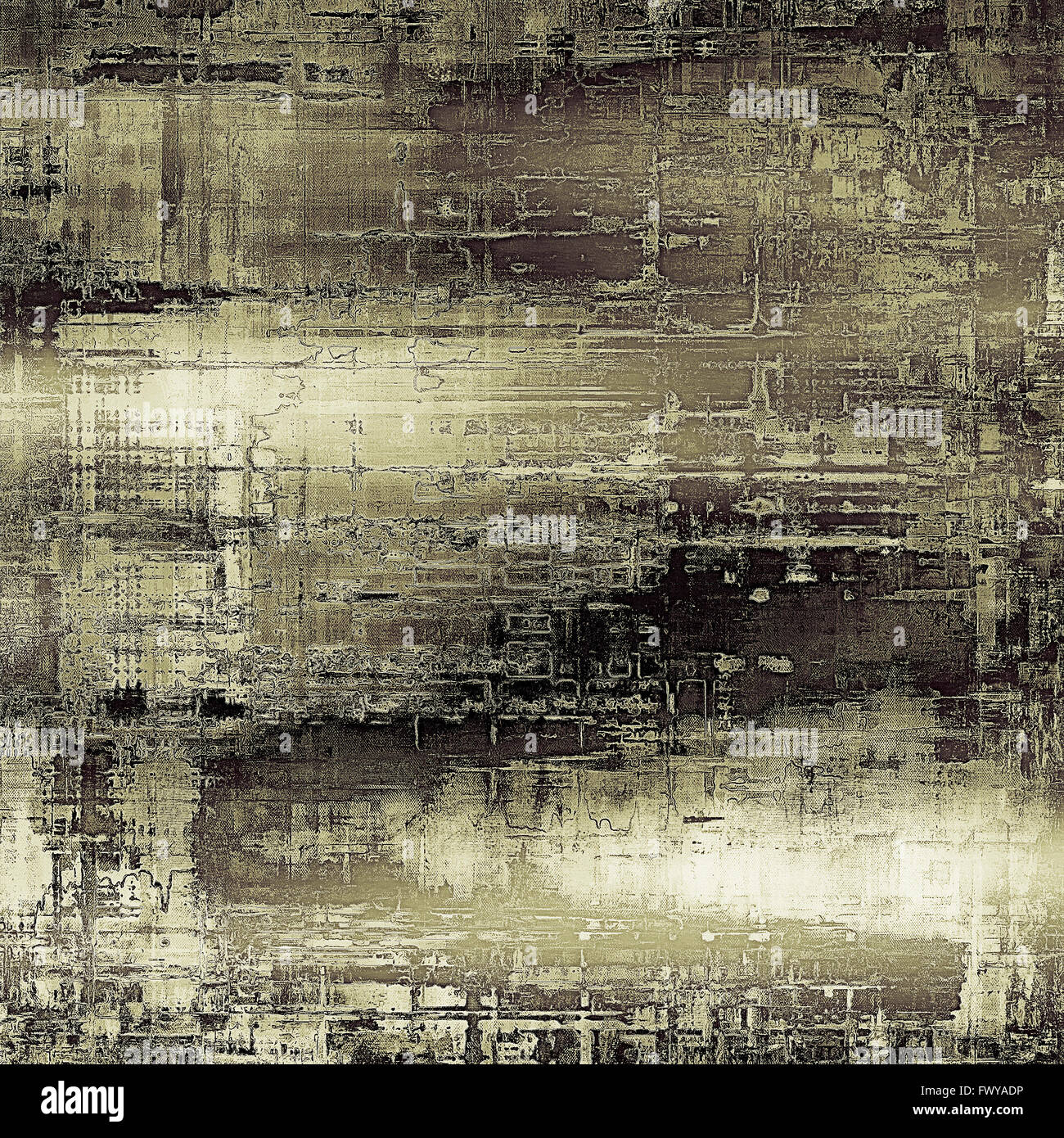 Vintage-Textur mit Platz für Text oder Bild. Mit verschiedenen Farbmustern: braun; weiß; Schwarz; grau Stockfoto