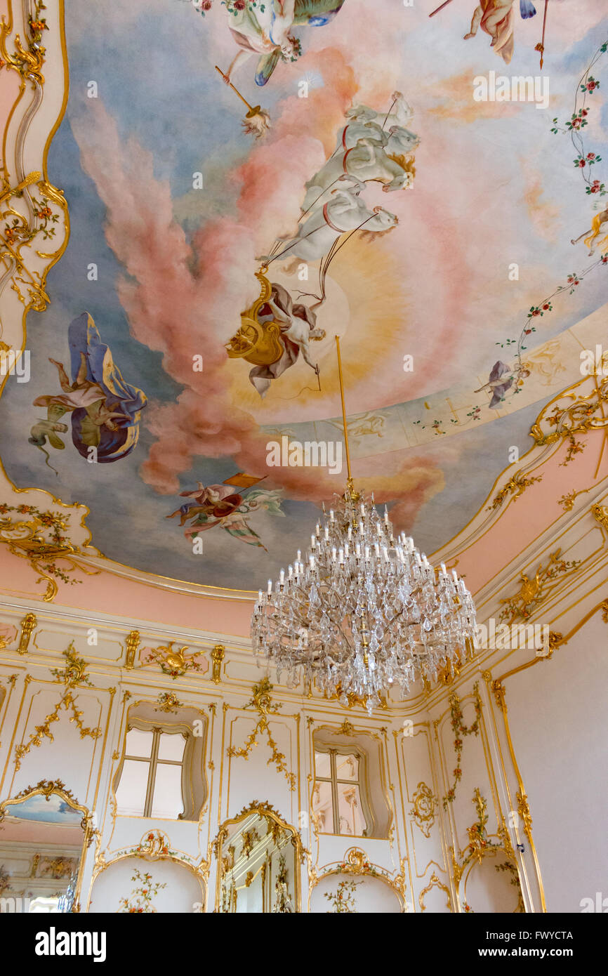 Innen der Esterhazy-Palast in der Nähe von Sopron in Fertod von Ungarn Stockfoto