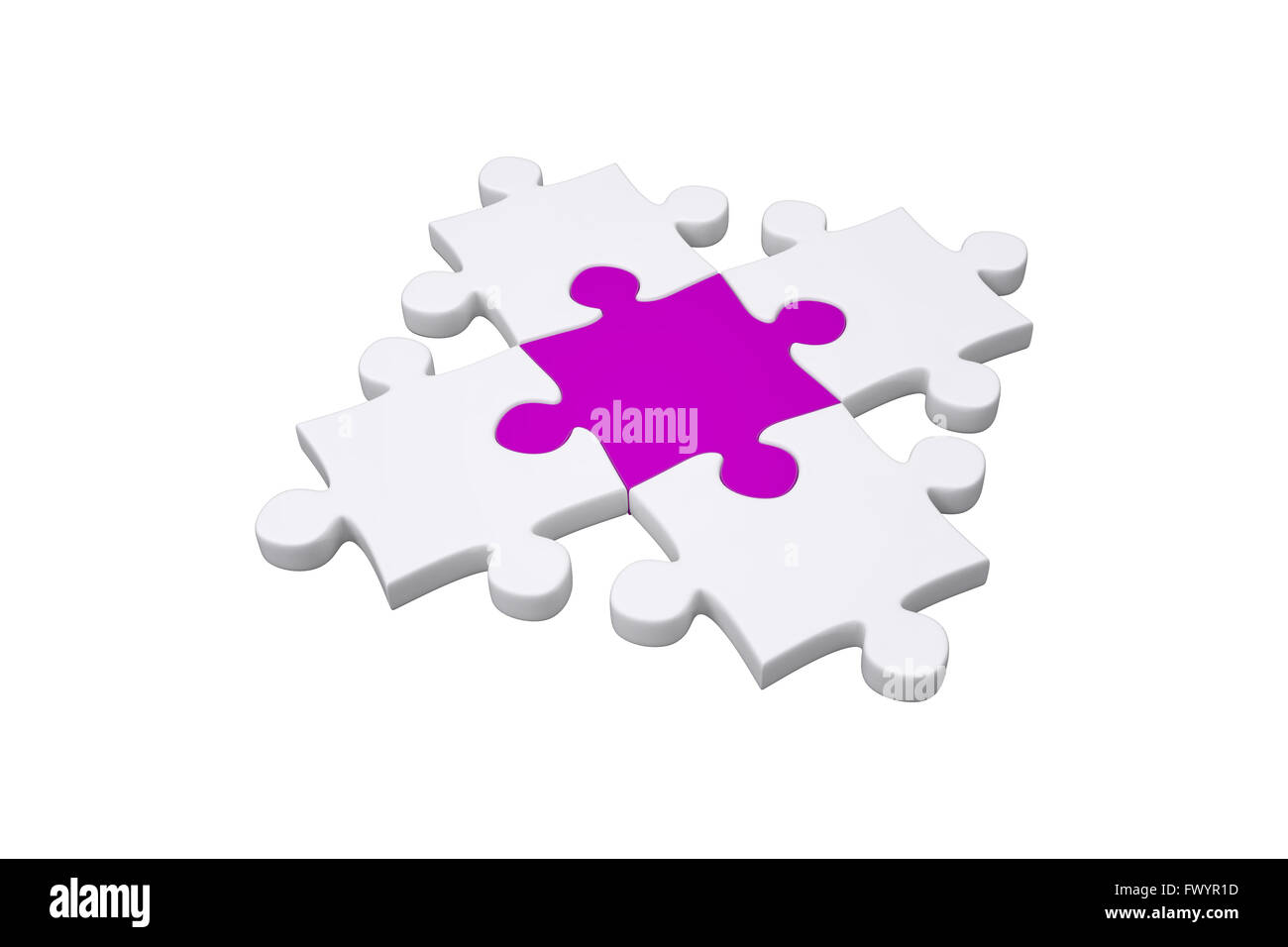 Puzzleteile Stockfoto