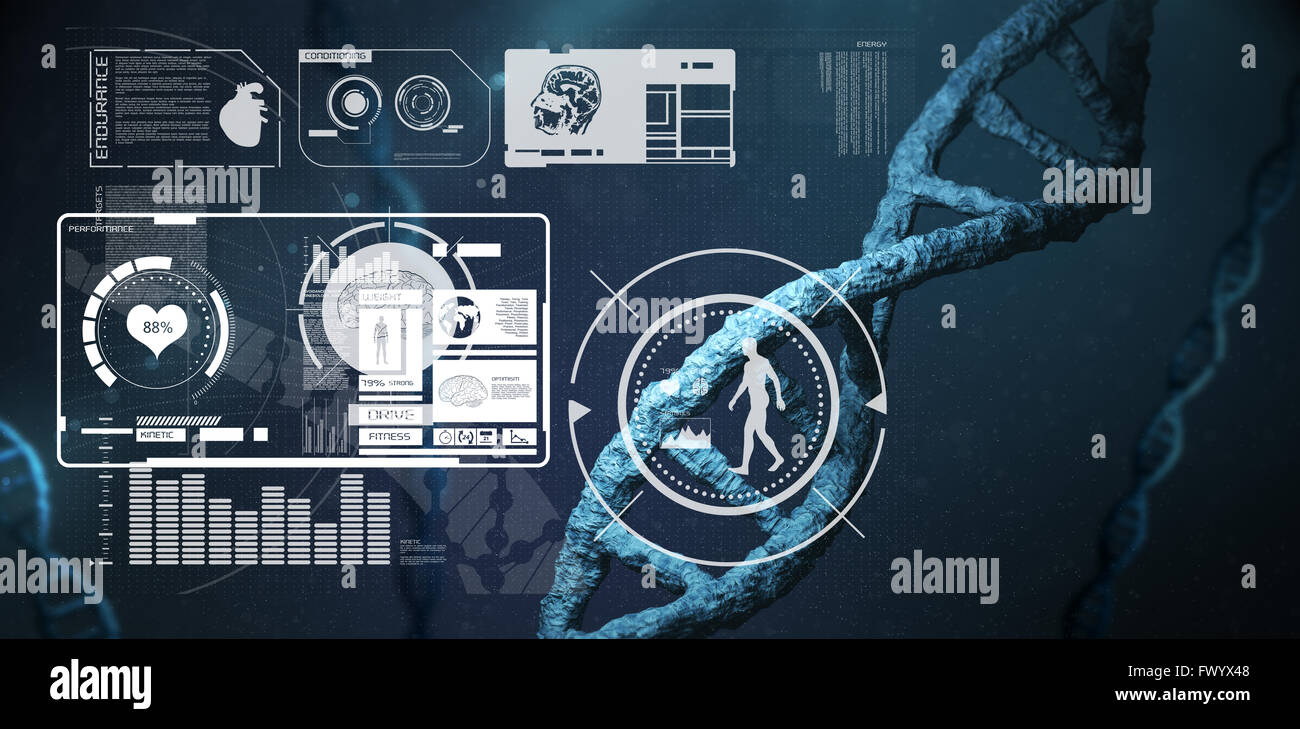 Fitness-Schnittstelle Stockfoto