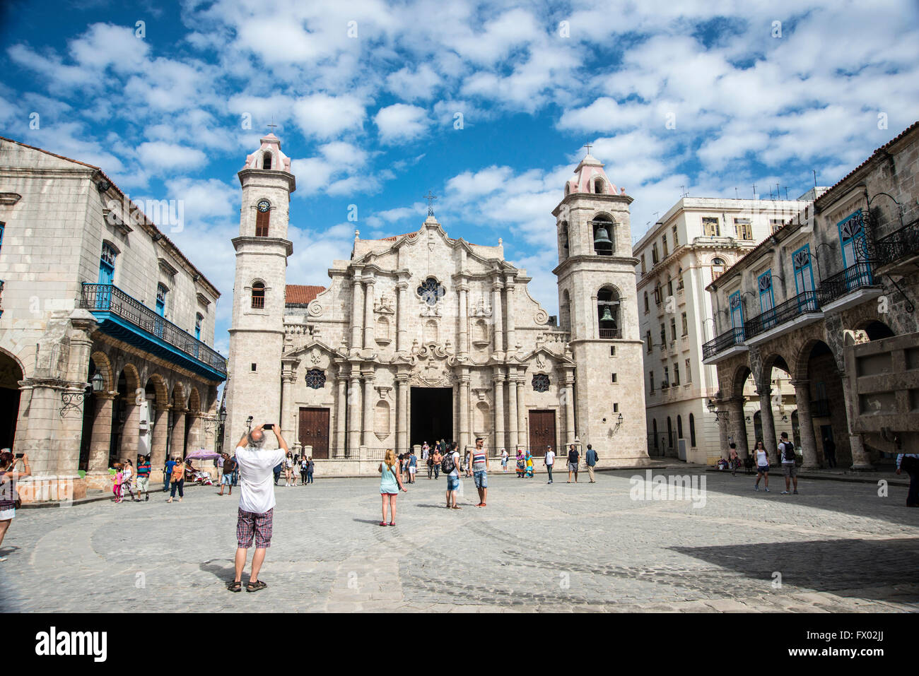 Die Kathedrale von Havanna Stockfoto