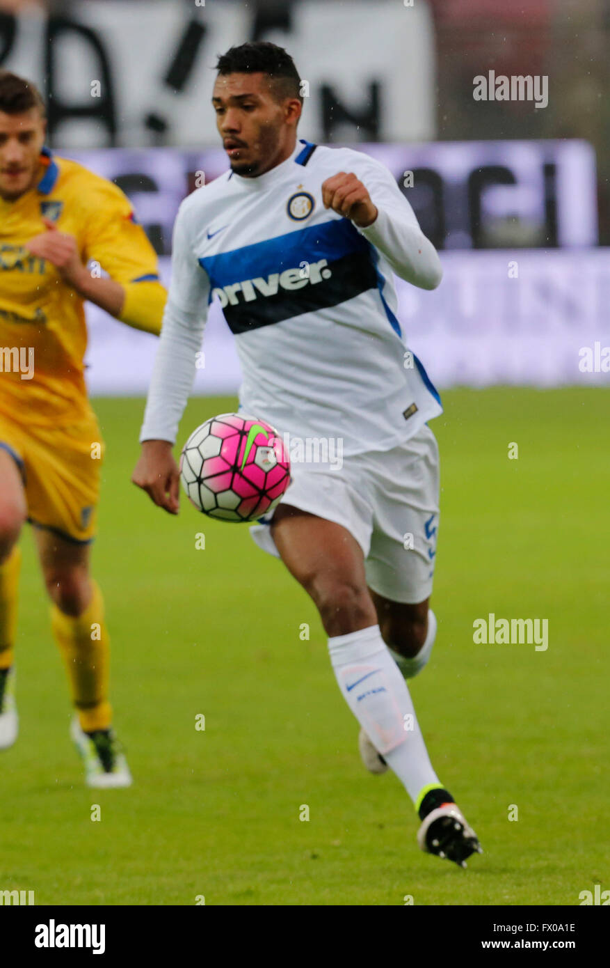 Juan Jesus während der italienischen Serie ein Fußballspiel zwischen Frosinone und Inter im Matusa Stadion in Frosinone, Italien, 9. April 2016 Stockfoto