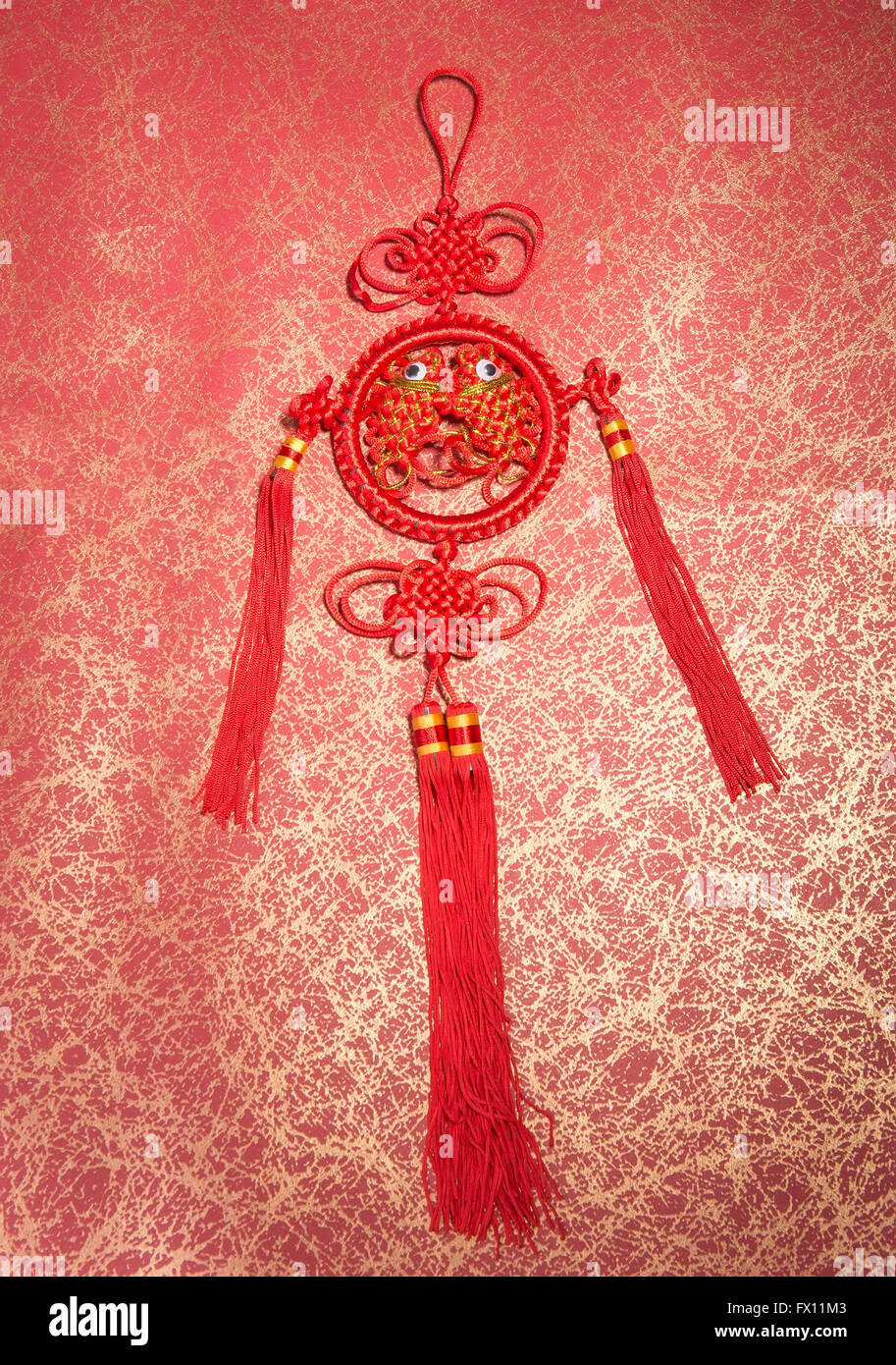 Traditioneller chinesischer Knoten Stockfoto