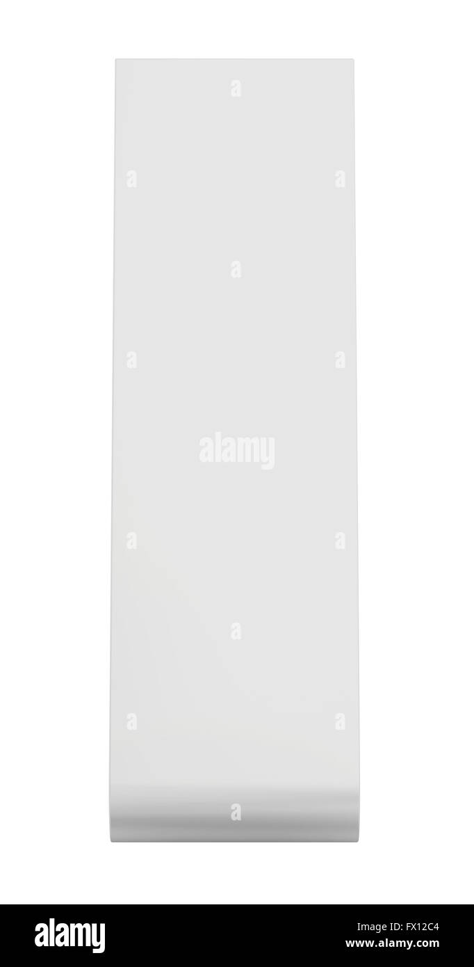 Außenwerbung-Stand-Banner-Schild-Display Stockfoto