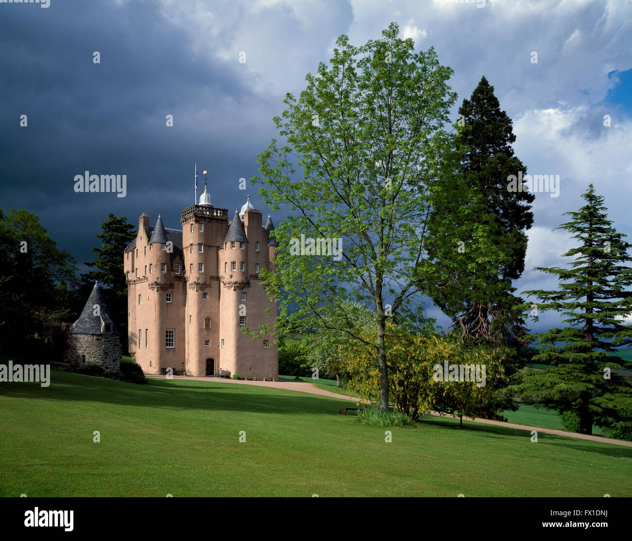Craigievar Castle, Grampian Region, Schottland, Vereinigtes Königreich Stockfoto