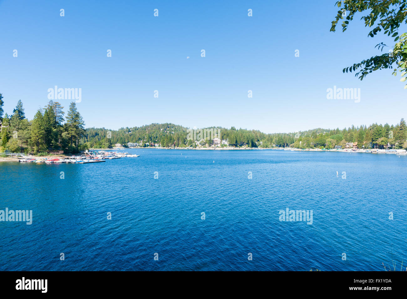 Lake Arrowhead Lake Resort Dorf Kalifornien USA Stockfoto