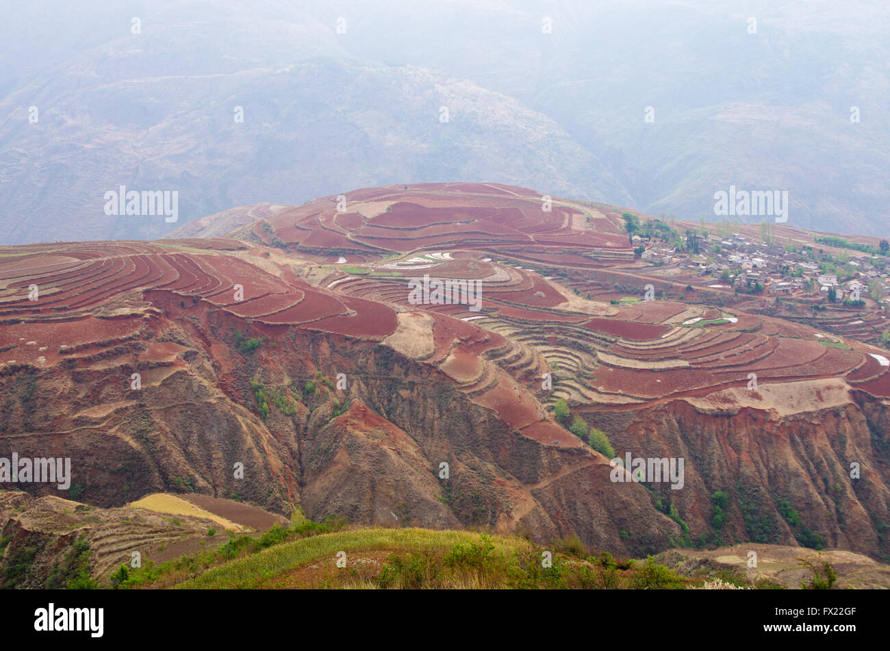 Plateau Dongshuan, südlichen Yunnan, China, Asien Stockfoto