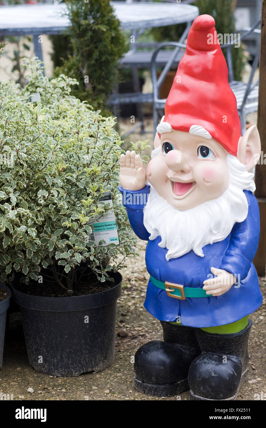 Life Size Gartenzwerg Stockfoto