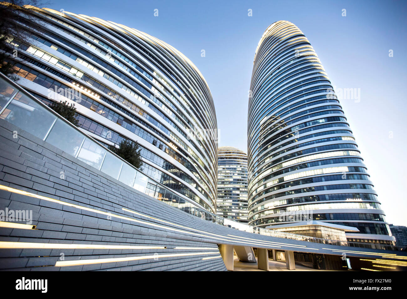 Wangjing SOHO, Peking, China Stockfoto