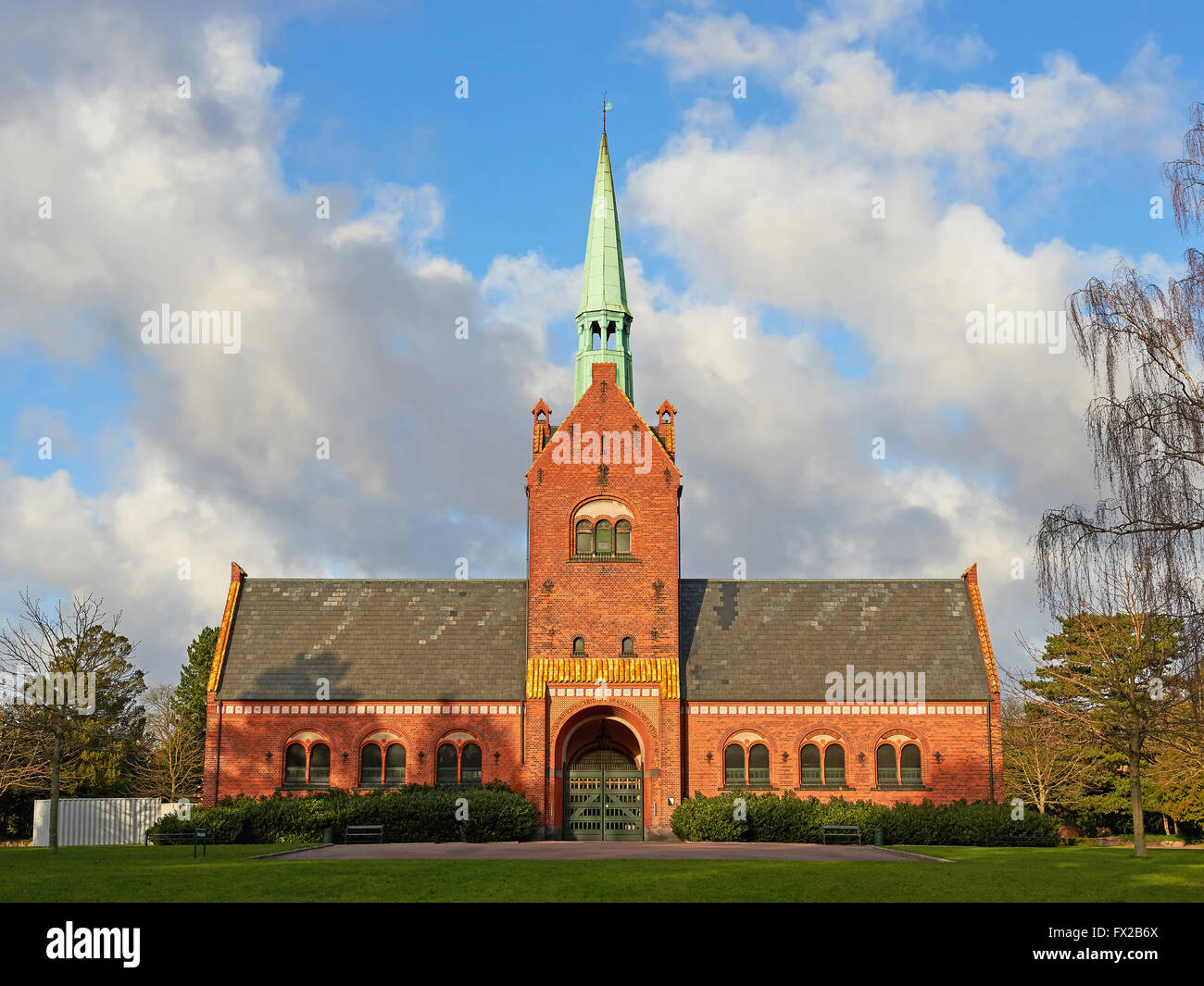 Nord-Kapelle in Vestre Friedhof befindet sich in Kopenhagen, Dänemark Stockfoto