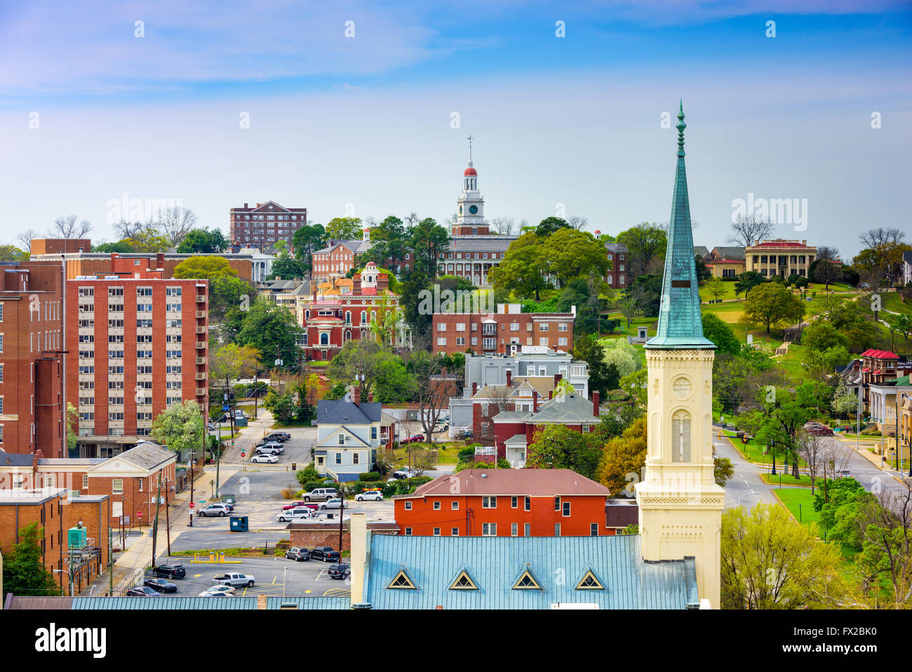 Macon, Georgia, USA Skyline Innenstadt. Stockfoto Macon, Georgia, USA Skyline Innenstadt. Stockfoto