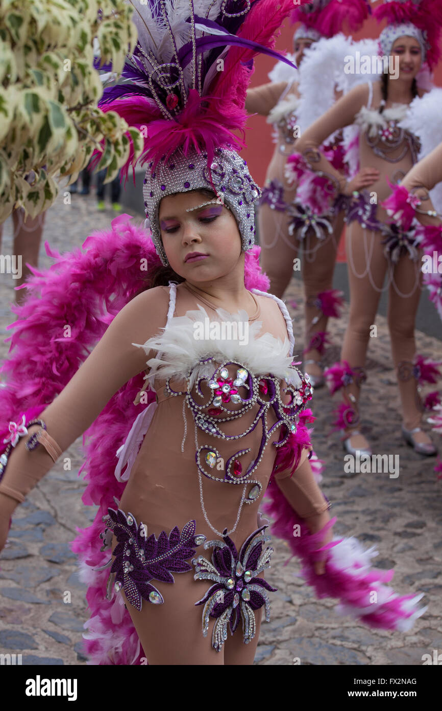 Carnaval de Día de Agulo, La Gormera Stockfoto