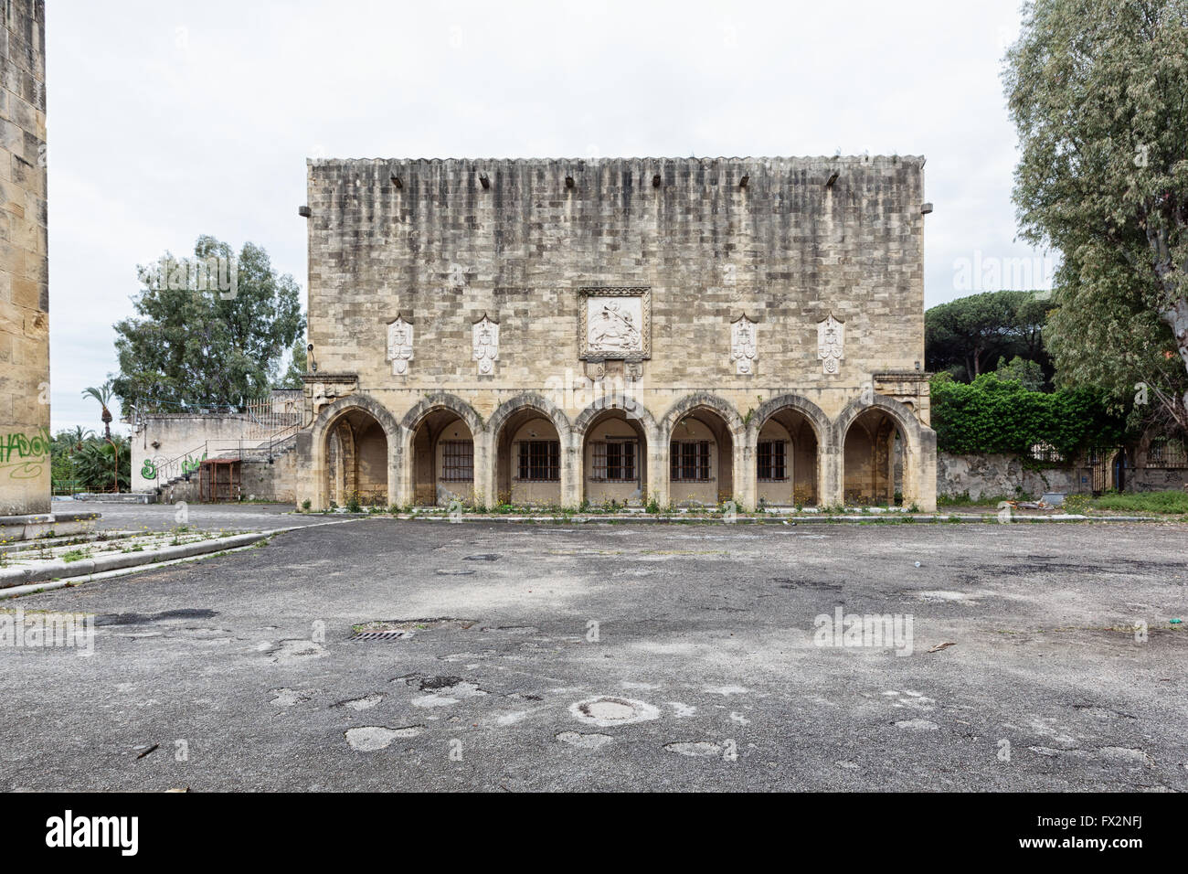 Neapel (Italien) - Mostra d ' Oltremare, große Ausstellungen Bereich in Fuorigrotta Viertel, Naples Stockfoto