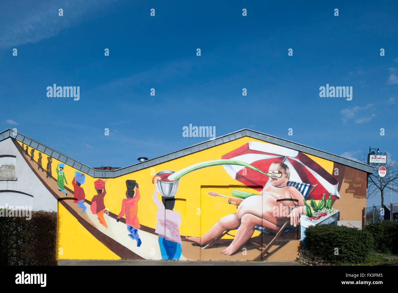 Köln, Ehrenfeld, Grüner Weg, Graffiti Stockfoto