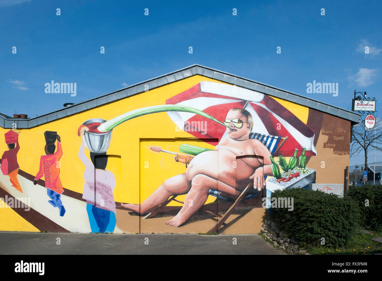 Köln, Ehrenfeld, Grüner Weg, Graffiti Stockfoto