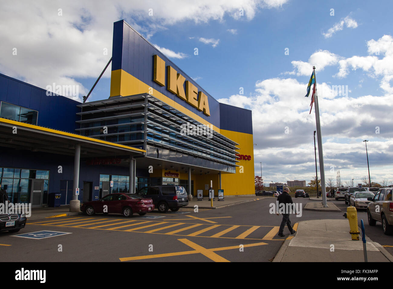 Das IKEA-Möbelhaus in Vaughan, Ontario, am 18. Oktober 2015. Stockfoto