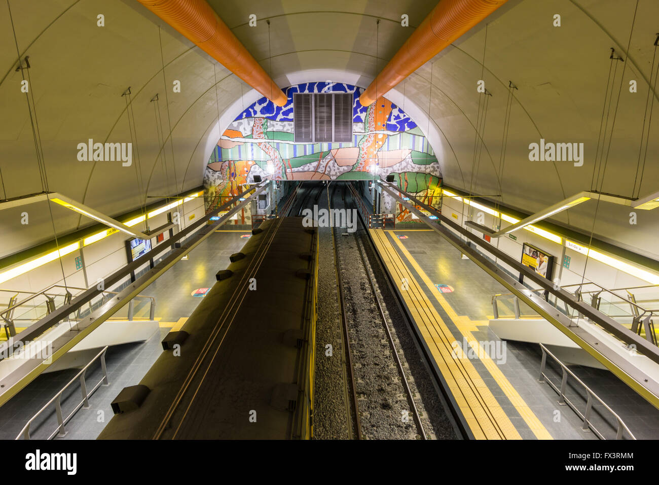 U-Bahnstation Stockfoto