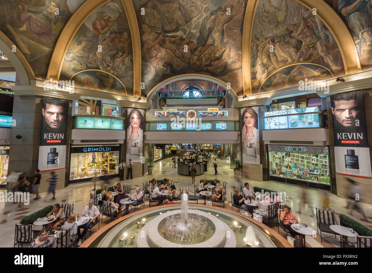 Galerias Pacifico Buenos Aires Argentinien Stockfoto