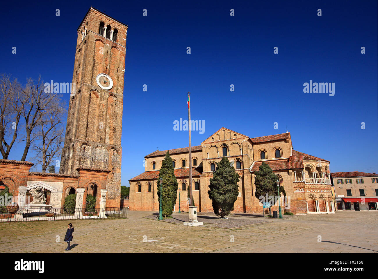 Die Kirche der Heiligen Maria & Donato (Chiesa dei Santi Maria e Donato), Insel Murano, Venedig, Veneto, Italien Stockfoto