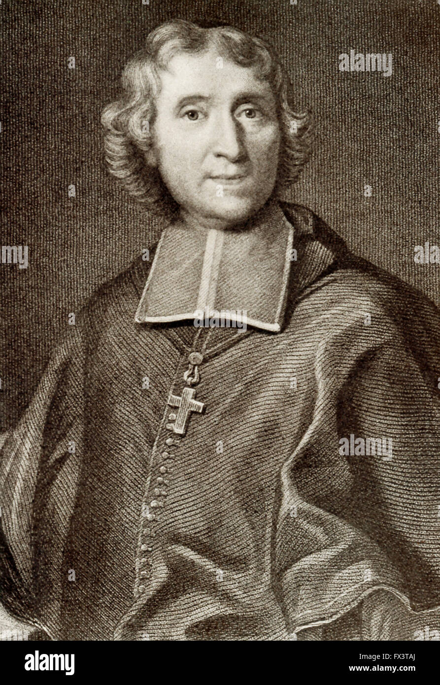 Francois Fenelon (1651-1715) war ein französischer Dichter und Schriftsteller. Er war auch ein römisch-katholischer Bischof und Theologe. Sein bekannteste Werk, veröffentlicht im Jahre 1699 wurde die Abenteuer des Telemach. Er diente als Missionar zu den Hugenotten, darauf die Probleme mit dem Protestantismus. Er diente auch als Tutor, der Herzog von Burgund, Louis XV wurde. Fenelon glauben Quietismus gefördert und als Verteidiger der Menschenrechte angesehen. Stockfoto