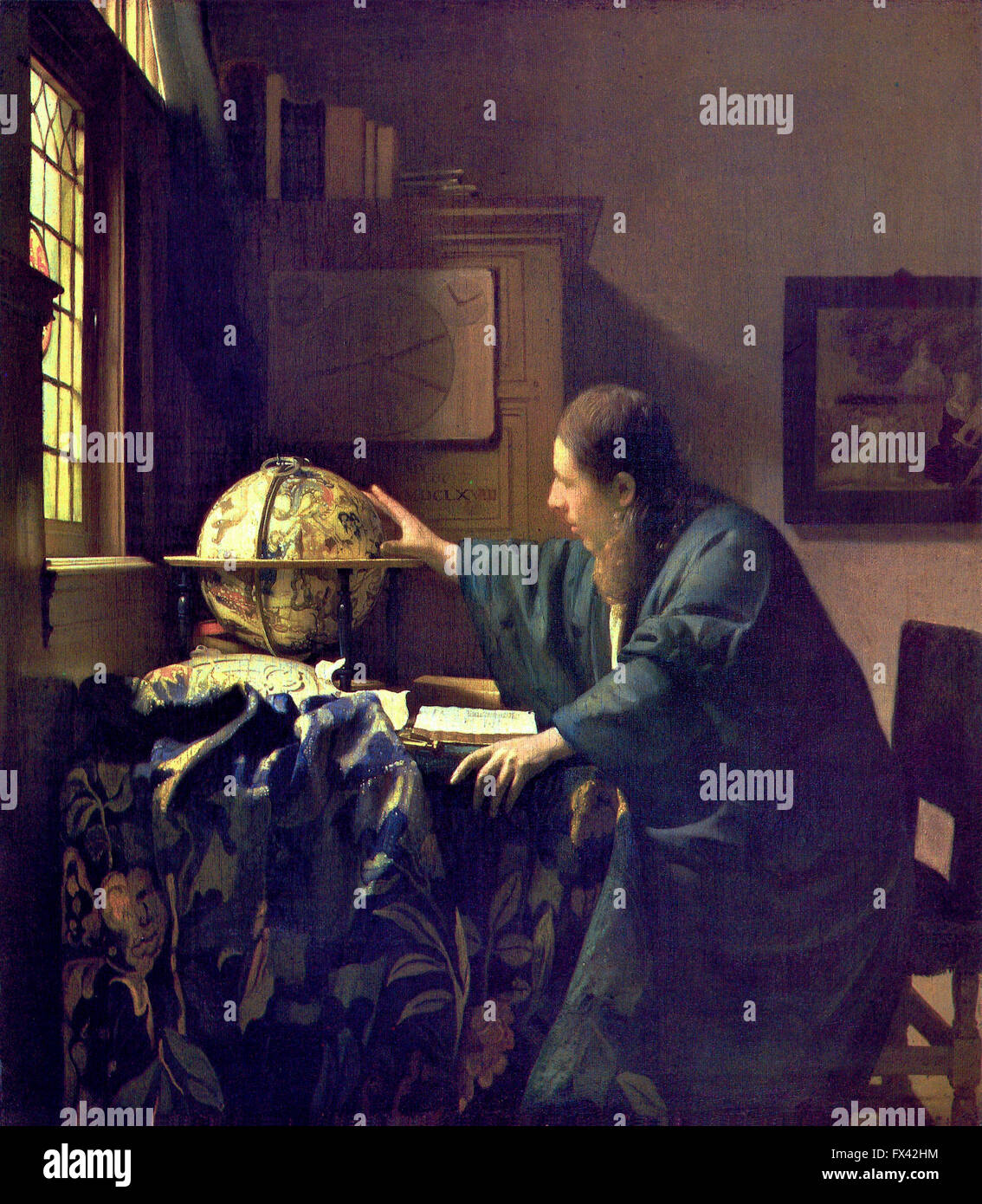 Der Astronom von Vermeer Stockfoto