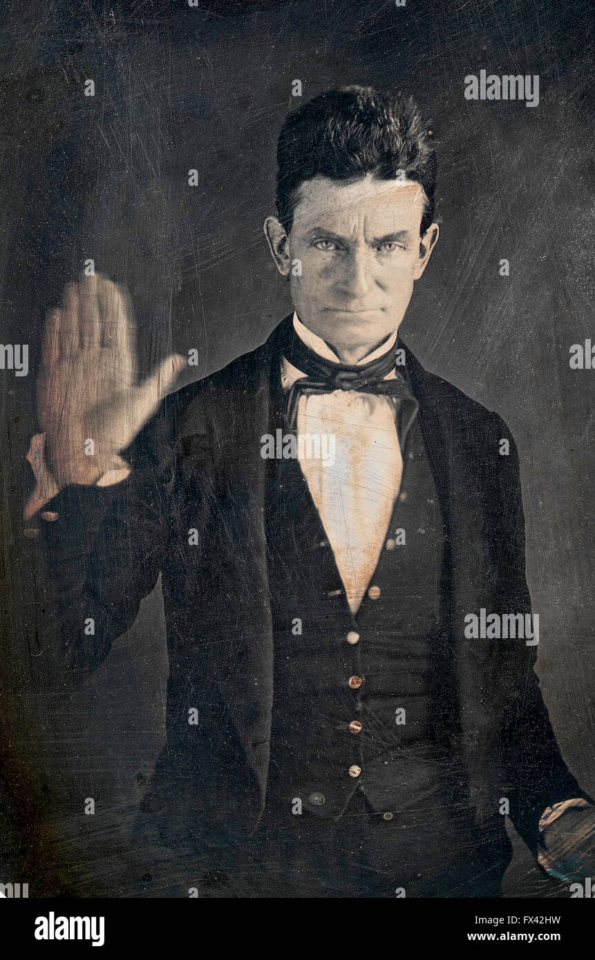 John Brown, US-amerikanischer abolitionist Stockfoto