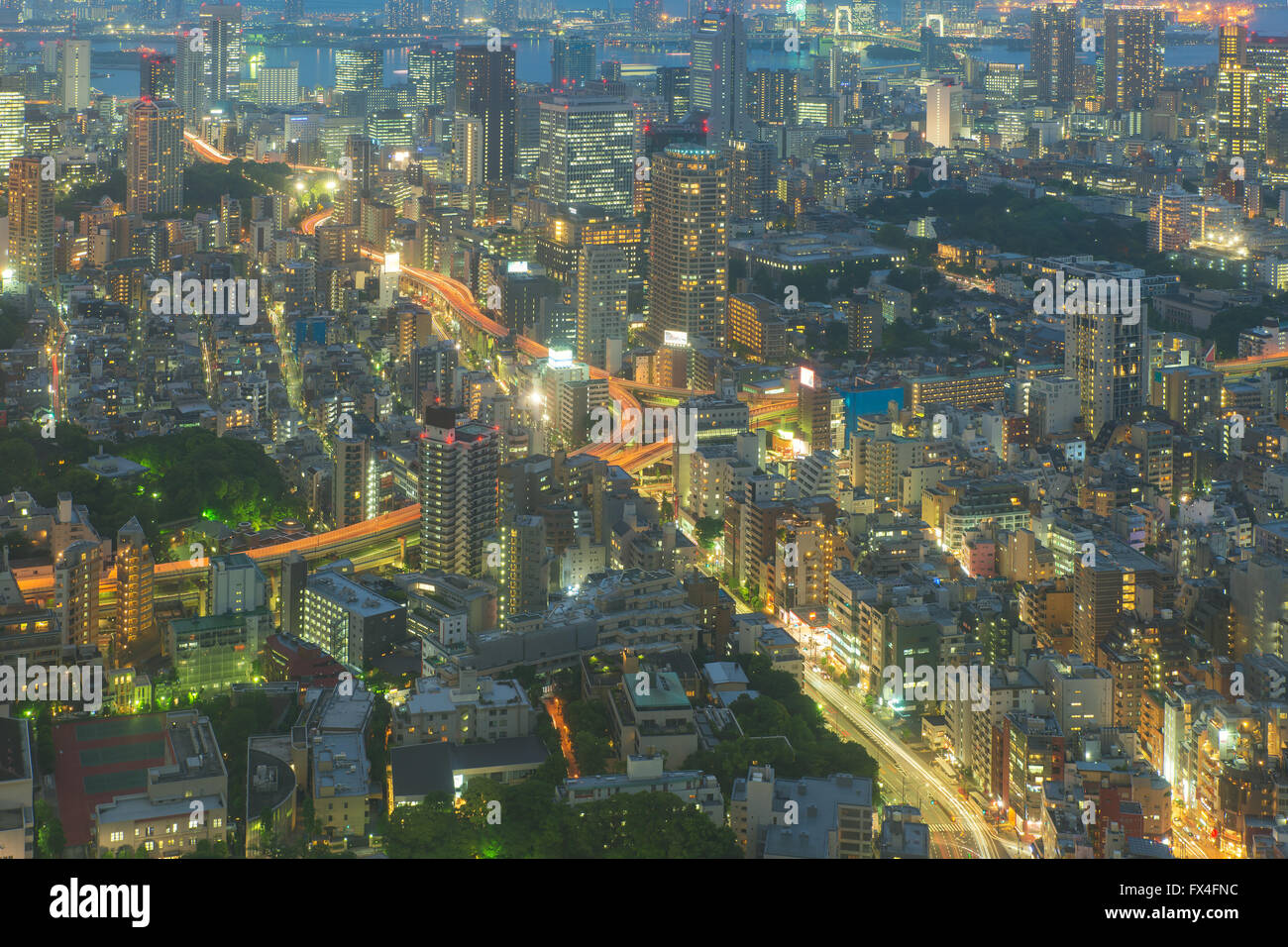 Tokyo Stadtbild im Stadtteil Roppongi. Stockfoto