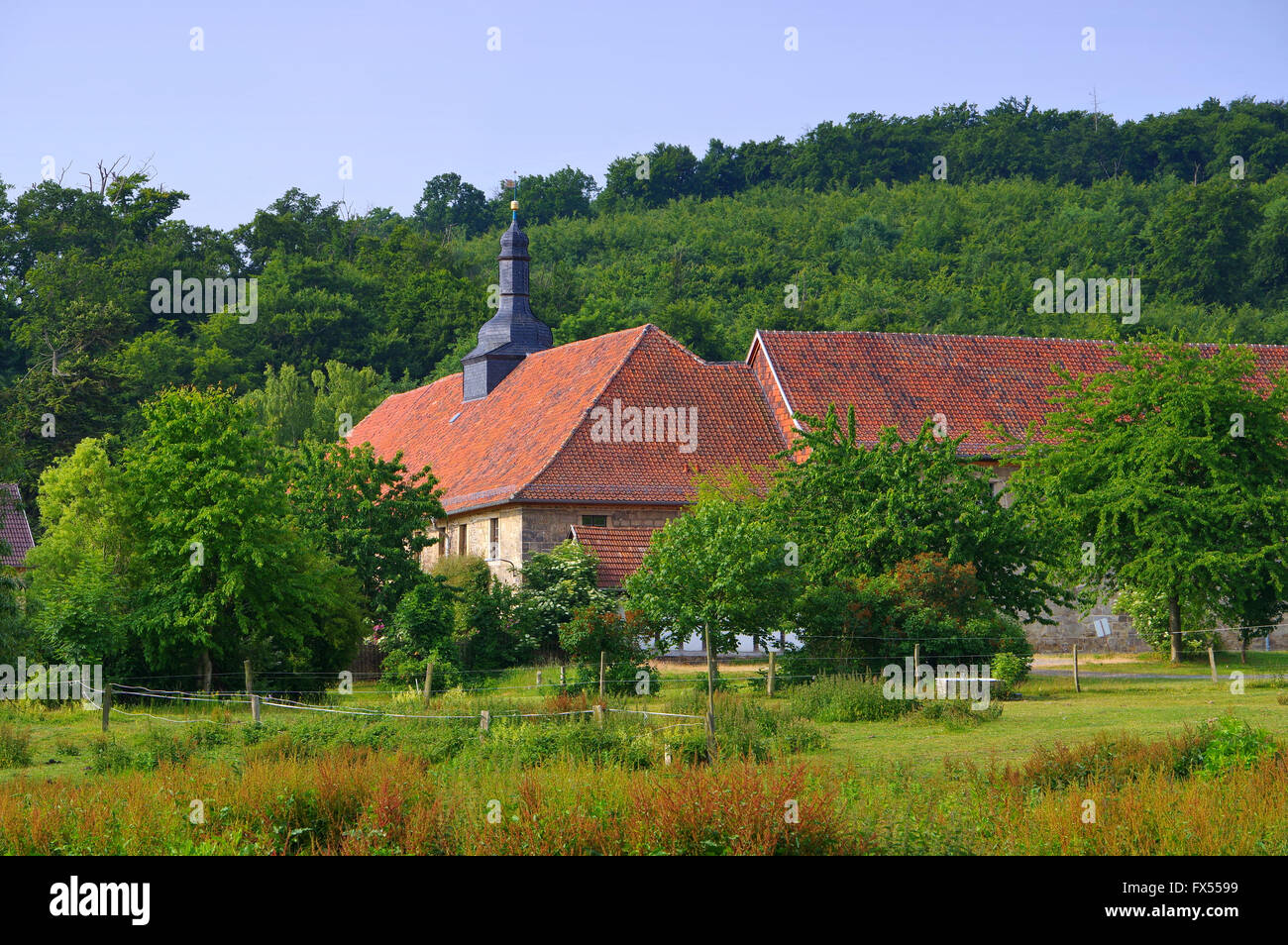 Blankenburg Im Harz Kloster Michaelstein - Blankenburg im Harz-Gebirge, Michaelstein Abbey Stockfoto