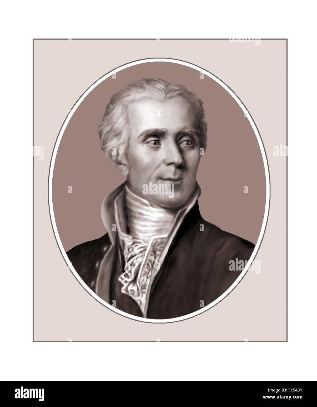 Laplace 1749-1827, Mathematiker Stockfoto Laplace 1749-1827, Mathematiker Stockfoto