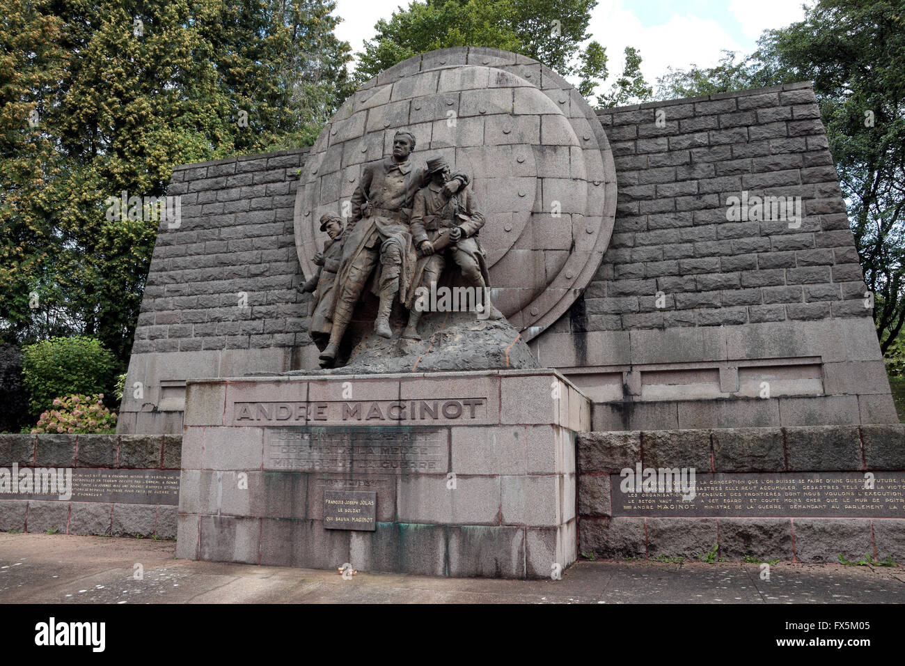 Die Maginot Linie Gedenkstätte, in der Nähe von Douaumont Ossuary & französische Nationalfriedhof Douaumont, Meuse, Frankreich. Stockfoto