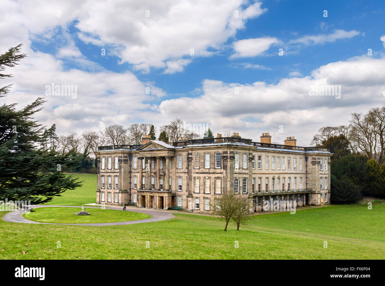 Calke Abbey, einer frühen 18thC Barockschloss in der Nähe von Ticknall, Derbyshire, England, UK Stockfoto