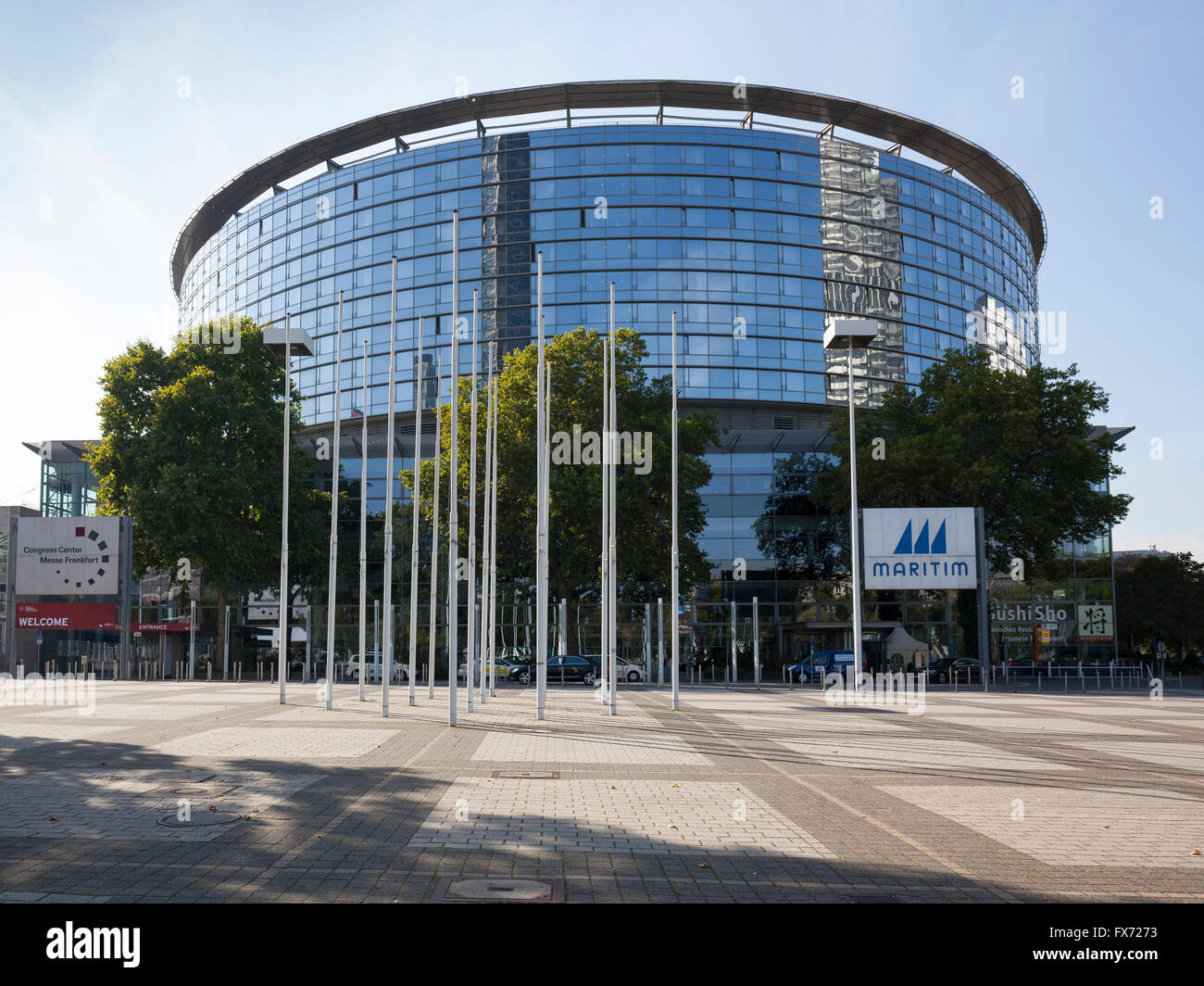 Congress Center, Messe Frankfurt, Frankfurt am Main, Hessen, Deutschland Stockfoto