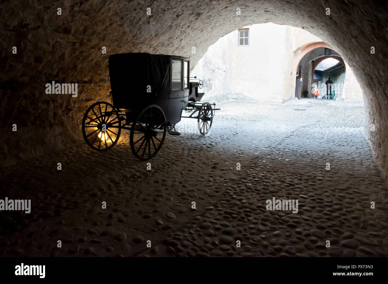 Orava Burg Halle - Slowakei Stockfoto