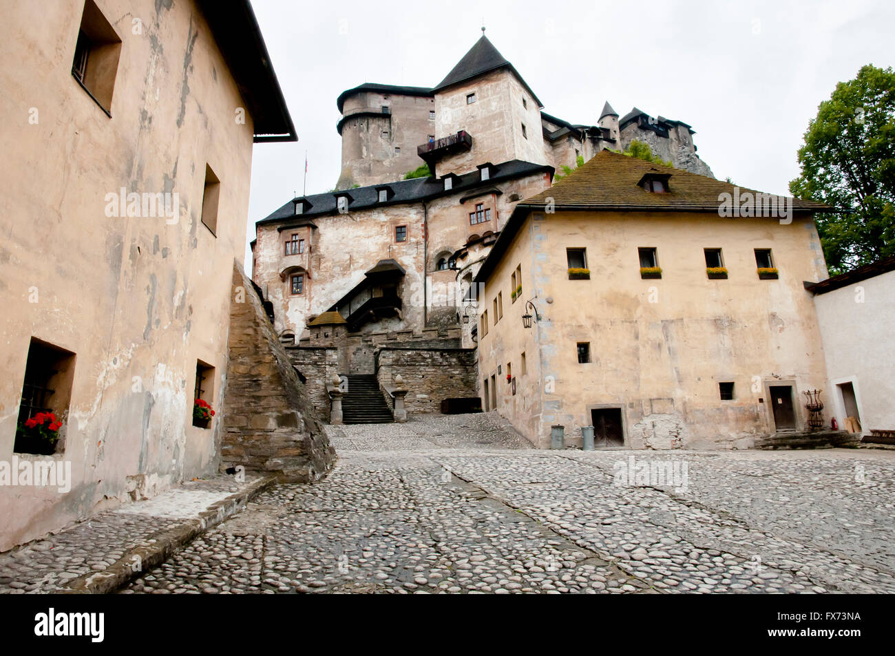 Orava Burg - Slowakei Stockfoto