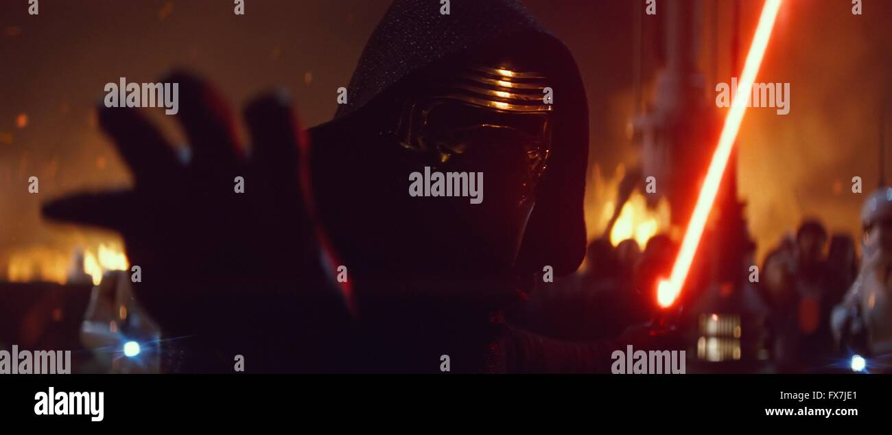 Star Wars: Episode VII - die Kraft weckt Jahr: 2015 USA Regie: j.j. Abrams Adam Driver Stockfoto