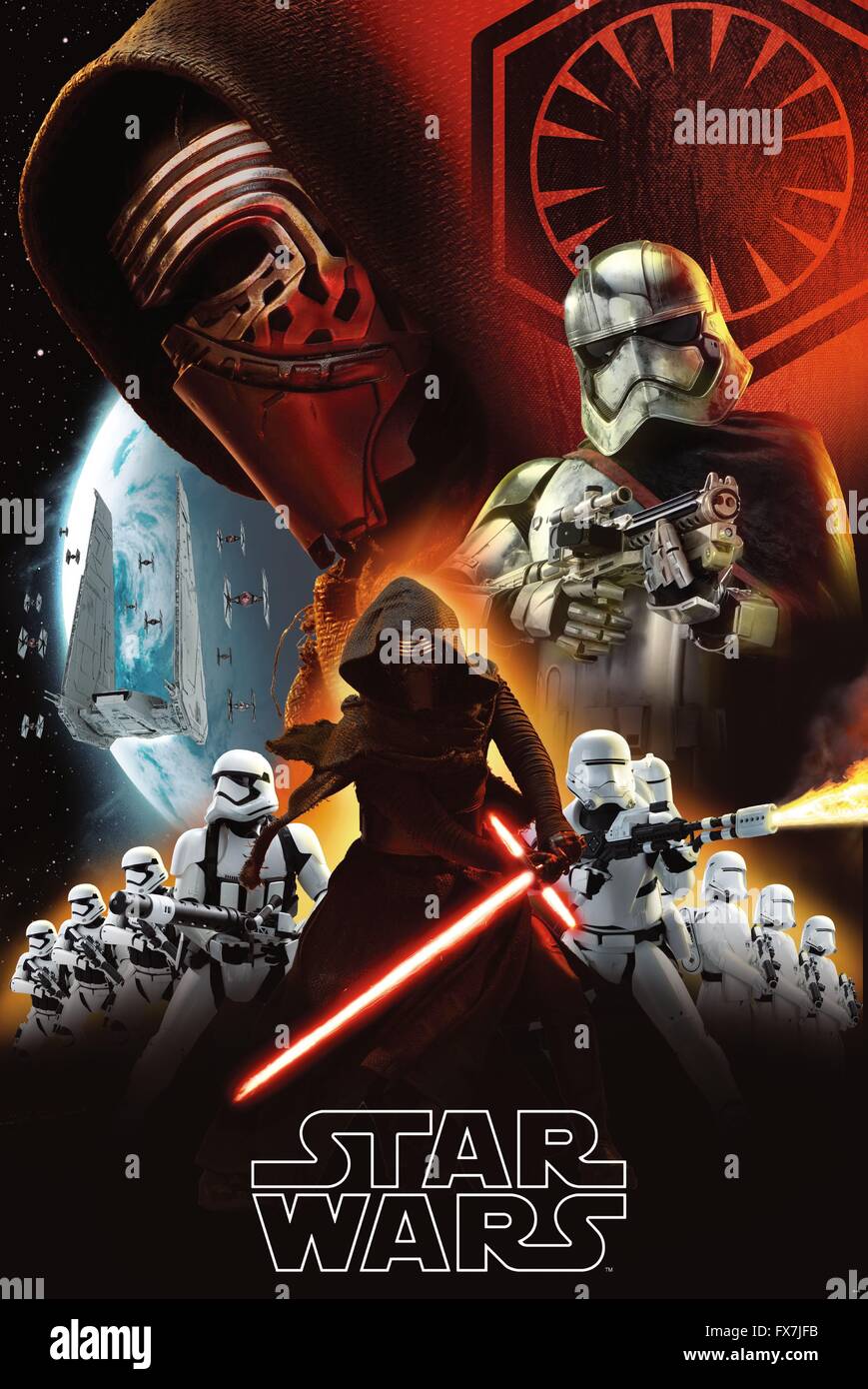 Star Wars: Episode VII - Kraft erwacht Jahres: 2015 USA Regie: j.j. Abrams Film Poster Stockfoto