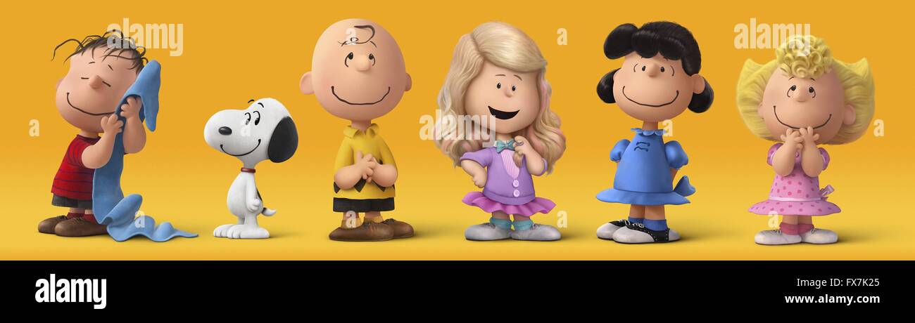 Die Erdnüsse Film Jahr: 2015-USA Regie: Steve Martino Animation Stockfoto