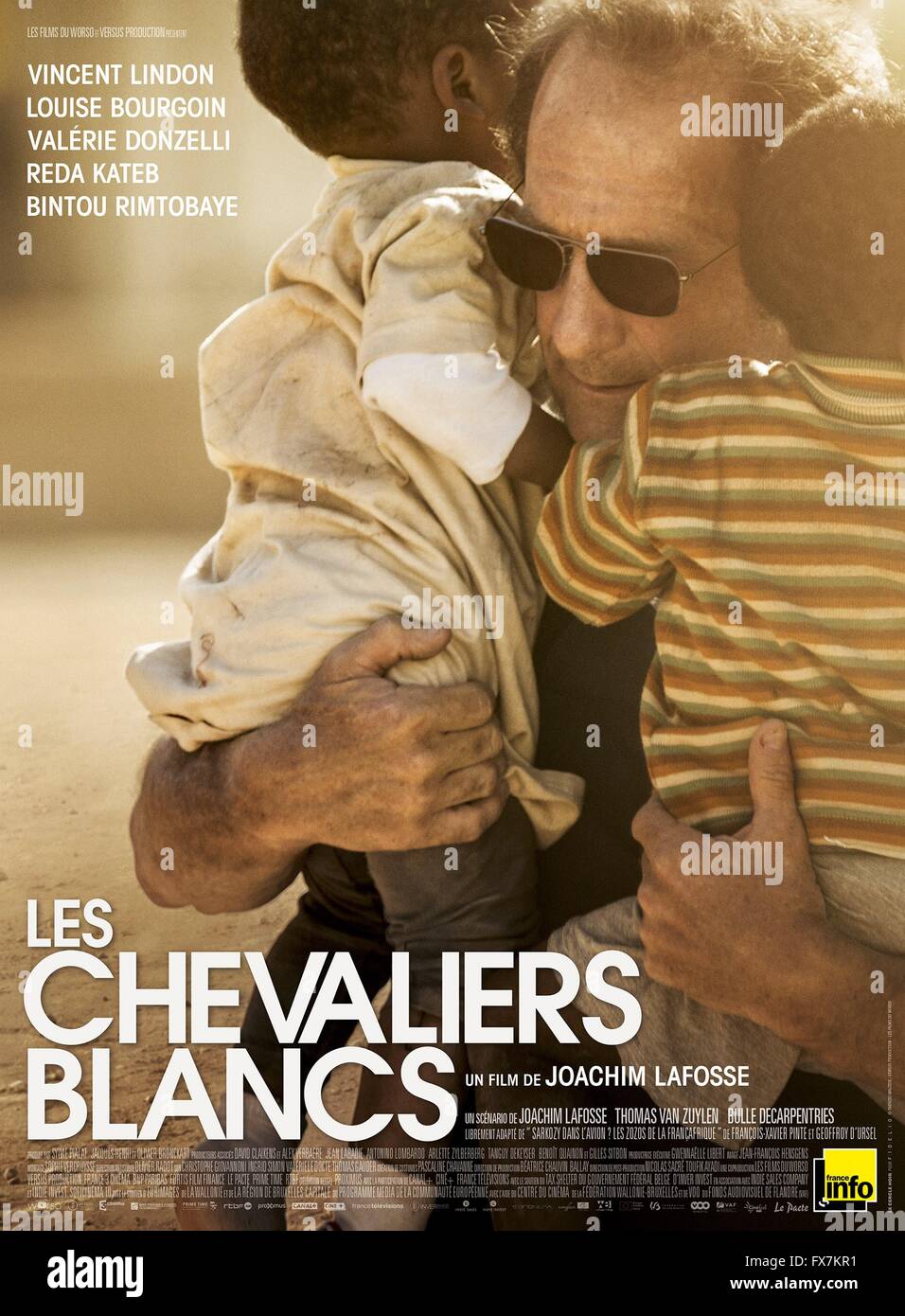 Les Chevaliers Blancs der weißen Ritter-Jahr: 2015 Frankreich / Belgien-Regie: Joachim Lafosse Vincent Lindon Movie Poster (Fr) Stockfoto