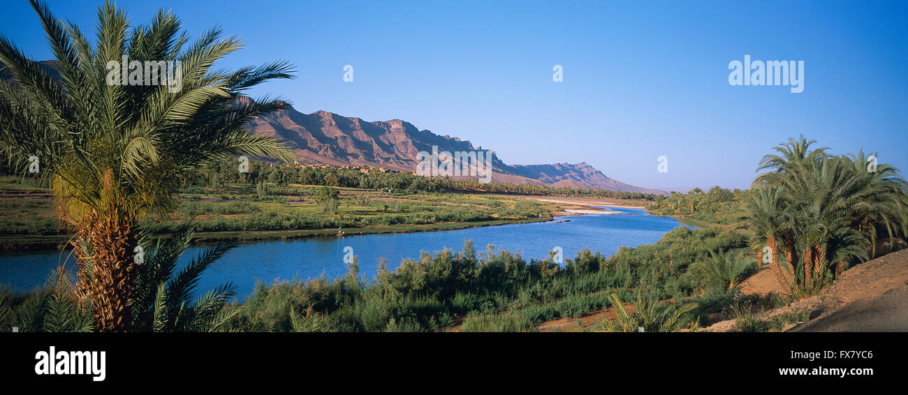 Marokko, Draa-Tal, Landschaft Zagora Stockfoto
