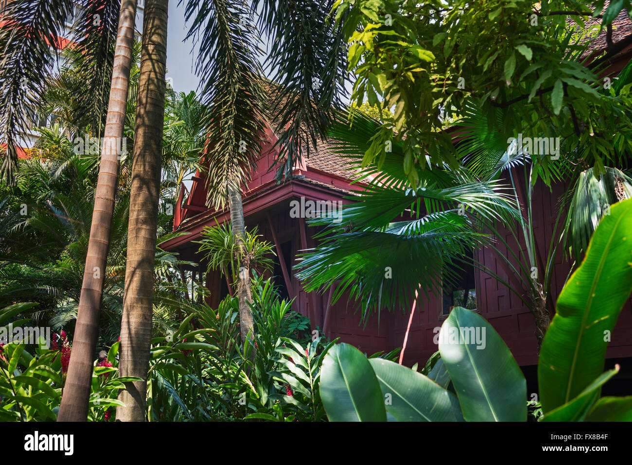 Jim Thompson Haus Bangkok Thailand Stockfoto