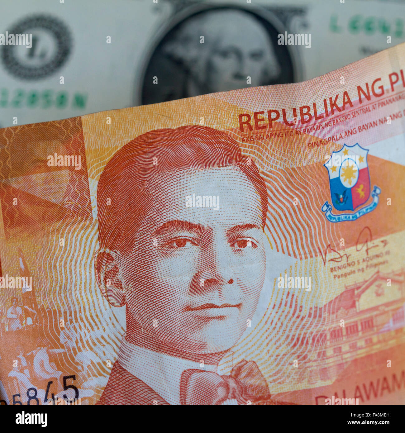 Die Philippinen-Geld Stockfoto