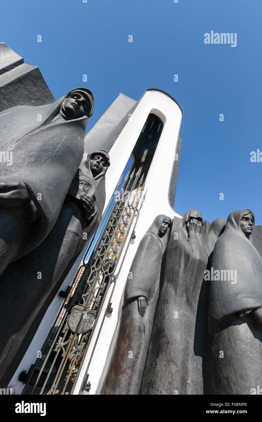 Der Afghanistan-Krieg-Denkmal auf der Insel der Tränen in Minsk, erinnert sich an belarussische Soldaten, die in der UdSSR 9 jährigen Krieg in Afgh gestorben Stockfoto
