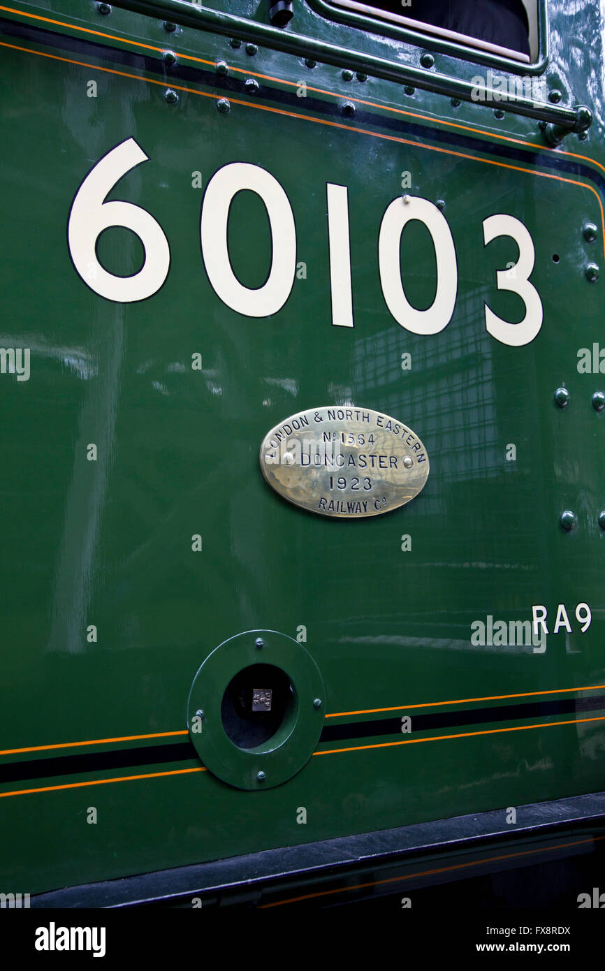 Der fliegende Schotte am National Railway Museum, York, n-te Yorkshire Stockfoto