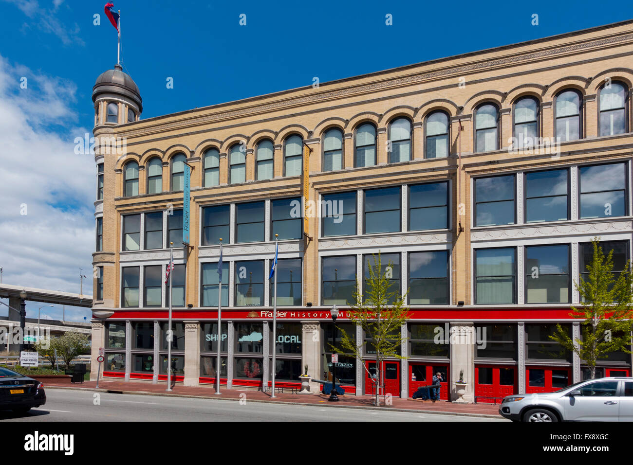 USA Kentucky KY Louisville The Frazier History Museum am Main Street Museum Reihe außen Tag Stockfoto